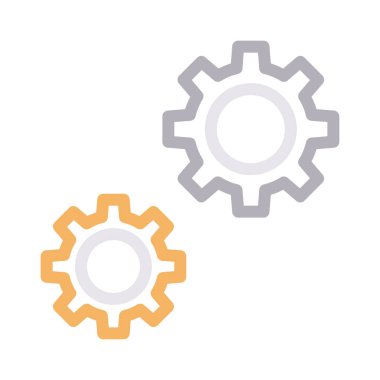 Yönetim renk çizgi vektör simgesi