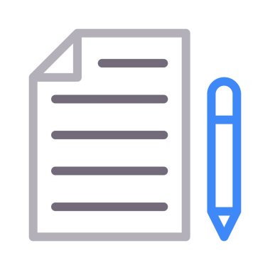 renk çizgisi vektör simgesi oluşturma