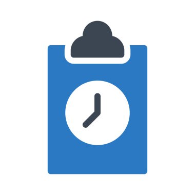 Yönetim glif renk vektör simgesi