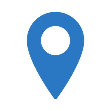 GPS glif renk vektör simgesi