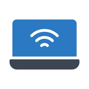 sinyal glif renk vektör simge