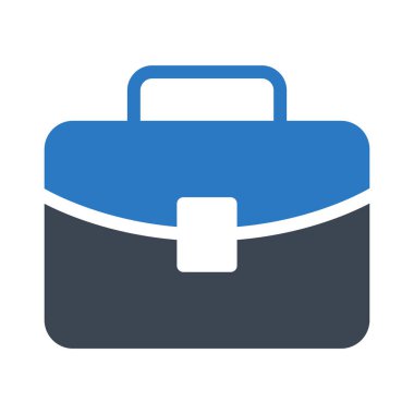 çanta glif renk vektör simge