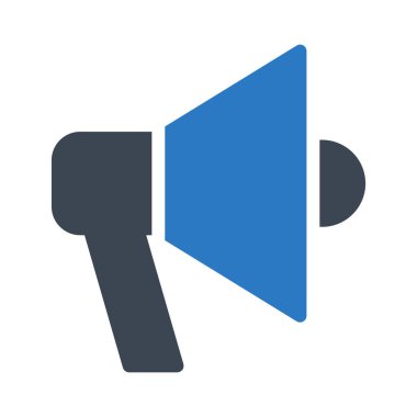 hoparlör glif renk vektör simge