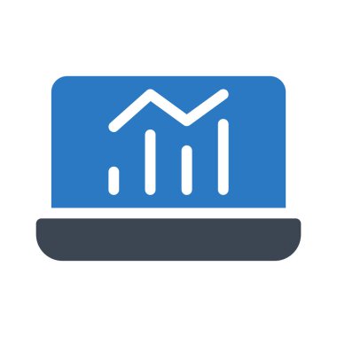 Online grafik glif simge renk vektör