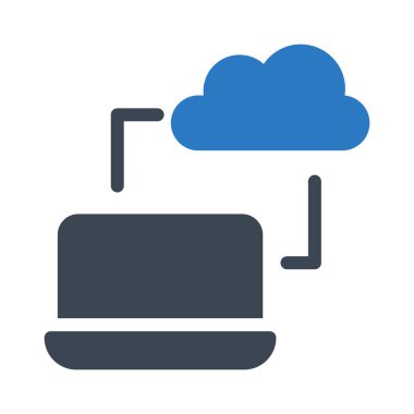 dosya paylaşımı glyph renk vektör simgesi