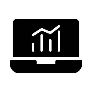 grafik glif düz vektör simgesi