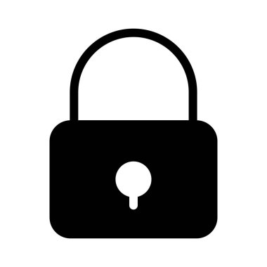 Özel glif düz vektör simgesi