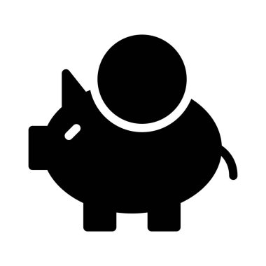 Daire glif simge vektör