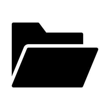 Dizin glif düz vektör simgesi