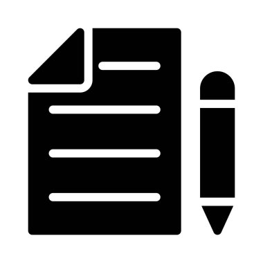 glyph düz vektör simgesi oluşturma