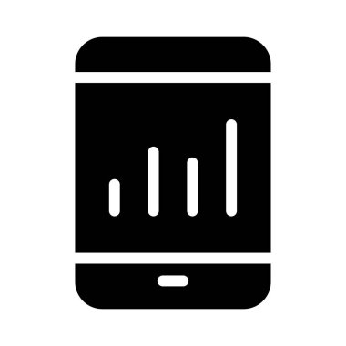 grafik glif düz vektör simgesi