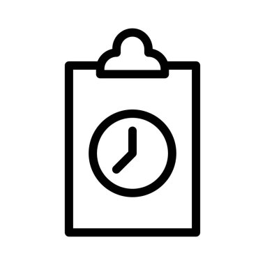 Yönetim ince çizgi vektör simgesi