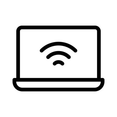 Sinyal ince çizgi vektör simgesi