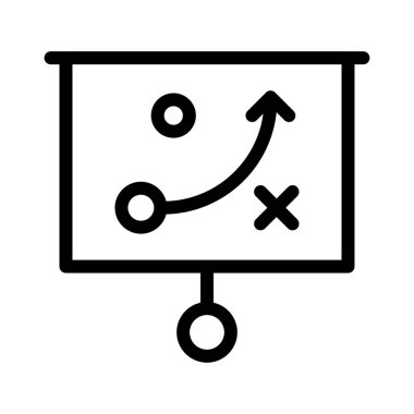 ince çizgi vektör simge planlama