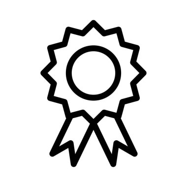 ödül ince çizgi vektör simgesi