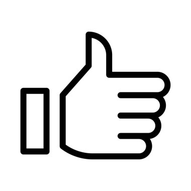 tam ince çizgi vektör simgesi