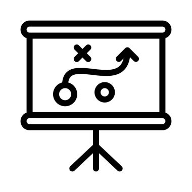 taktik ince çizgi vektör simge