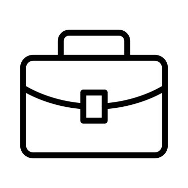 Portföy ince çizgi vektör simge