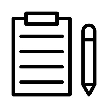 Proje ince çizgi vektör simgesi Düzenle