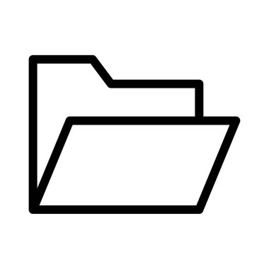 Dizin ince çizgi vektör simgesi