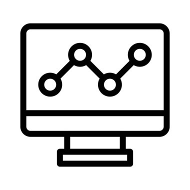 grafik ince çizgi vektör simgesi