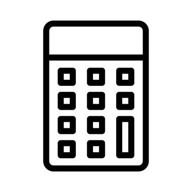 Muhasebe ince çizgi vektör simgesi