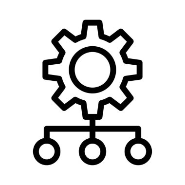 İnce çizgi vektör simge ayarlama