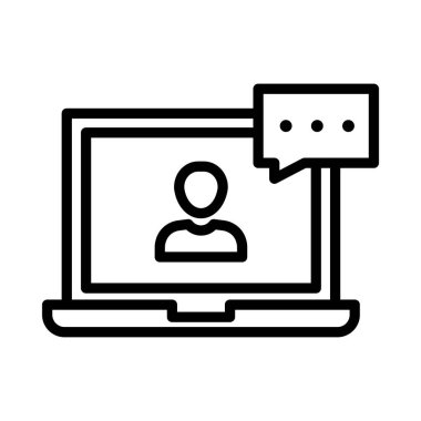 metin ince çizgi vektör simgesi