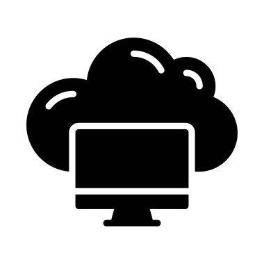 Lcd glyph düz vektör simgesi