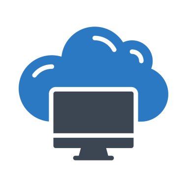 Lcd glyph renk vektör simgesi