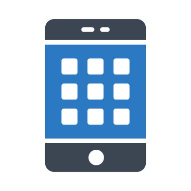 uygulamalar glyph renk vektör simgesi