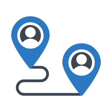 glyph renk vektör simgesini izleme