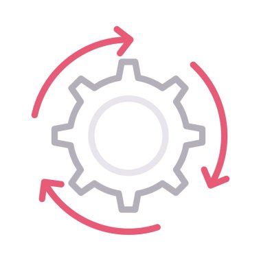 renk çizgisi vektör simgesini yenileme