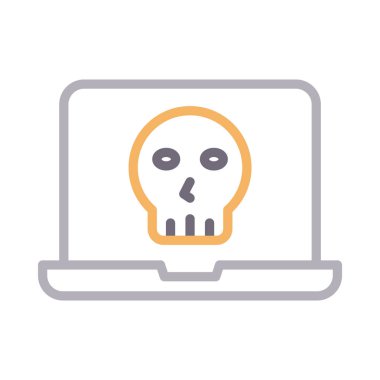 uyarı renk çizgisi vektör simgesi