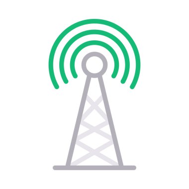 anten renk çizgisi vektör simgesi