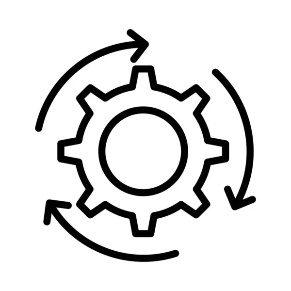 Vecteur Ligne Mince Icon — Image vectorielle