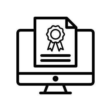 derece ince çizgi simgesi