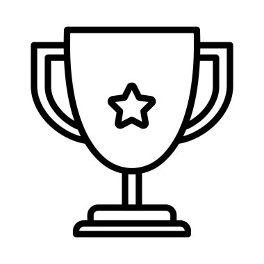 ödül ince çizgi simgesi