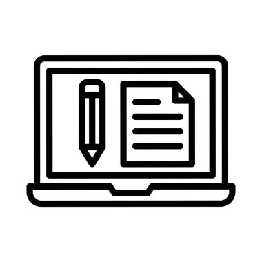 ince çizgi simgesi oluşturma