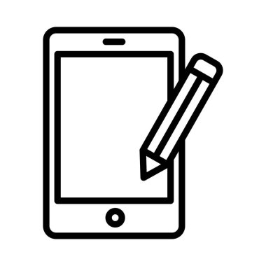 çevrimiçi ince çizgi simgesi