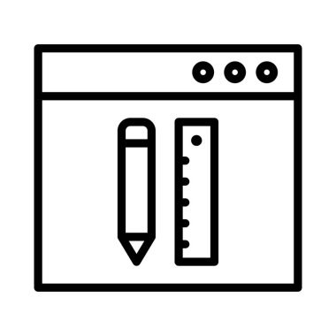 ince çizgi simgesice