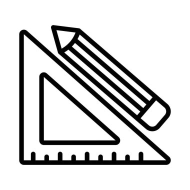 geometri ince çizgi simgesi