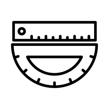 ölçek ince çizgi simgesi