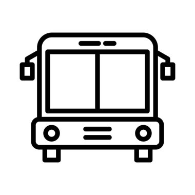 araç ince çizgi simgesi