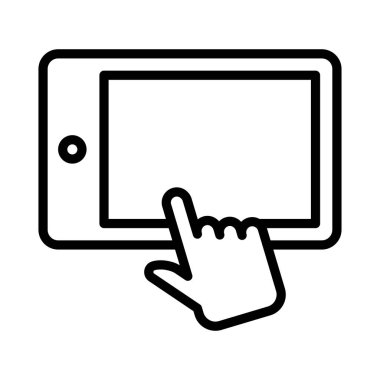 Telefon ince çizgi simgesini