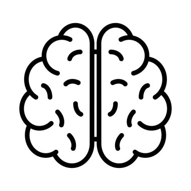 zihin ince çizgi simgesi