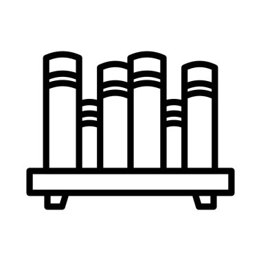 kitaplar ince çizgi simgesi