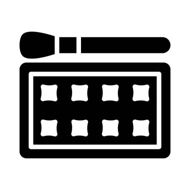 renkler glyph düz vektör simgesi