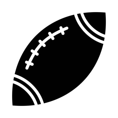 spor glyph düz vektör simgesi