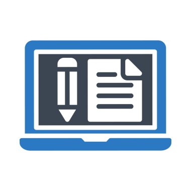 glyph renk vektör simgesi oluşturma